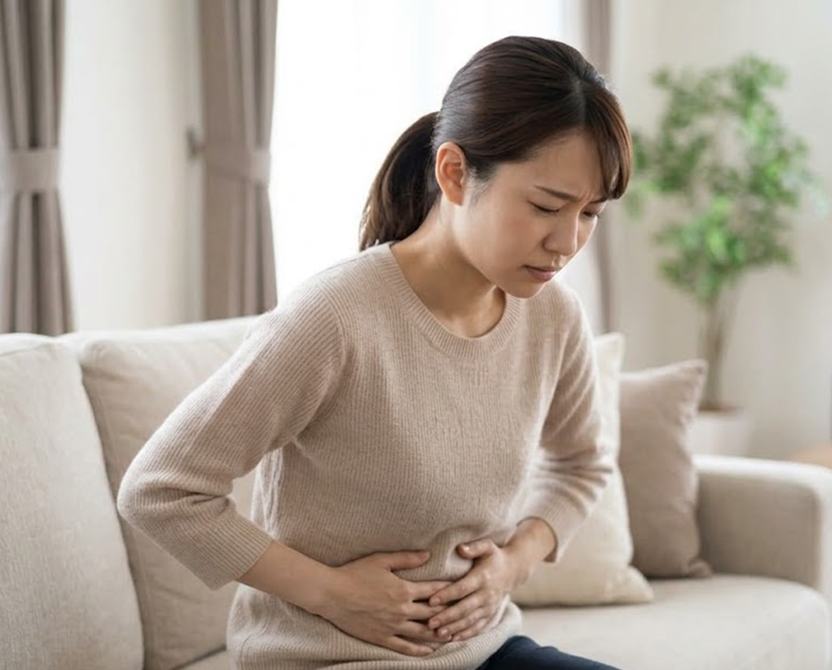 お腹が張る・ガスが多いのはなぜ？腹部膨満の原因と受診の目安